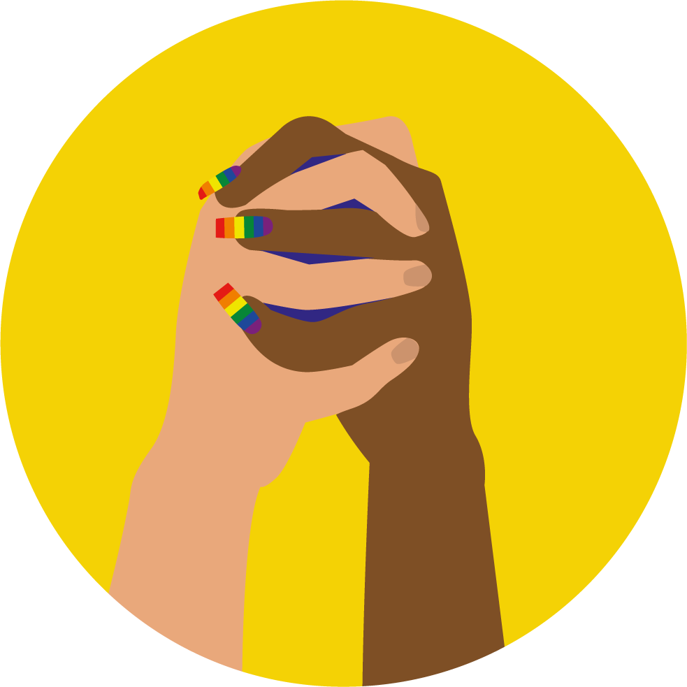 Icon of two hands holding